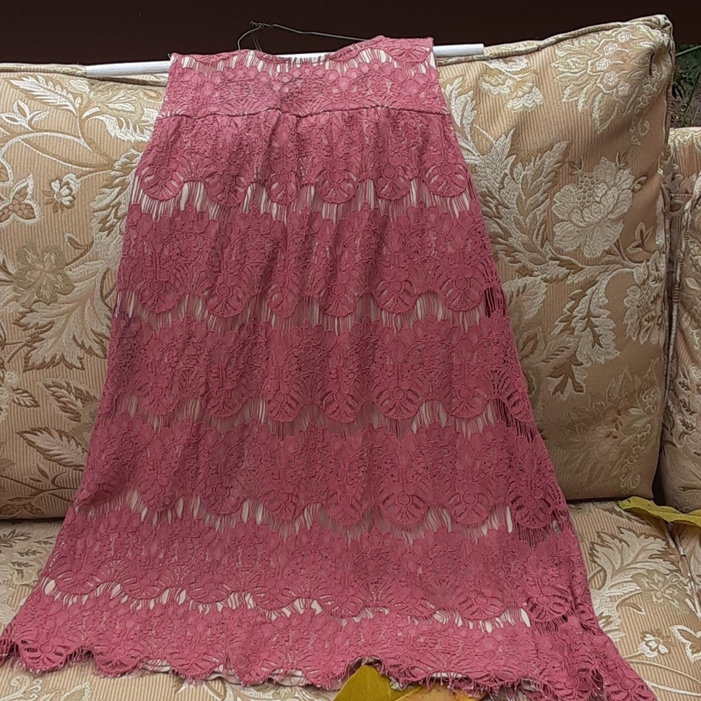 Lace floral dress